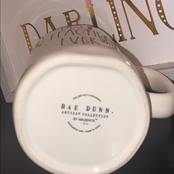 Rae Dunn Best Teacher Ever Mug (SOLD) - Picture 4 of 4